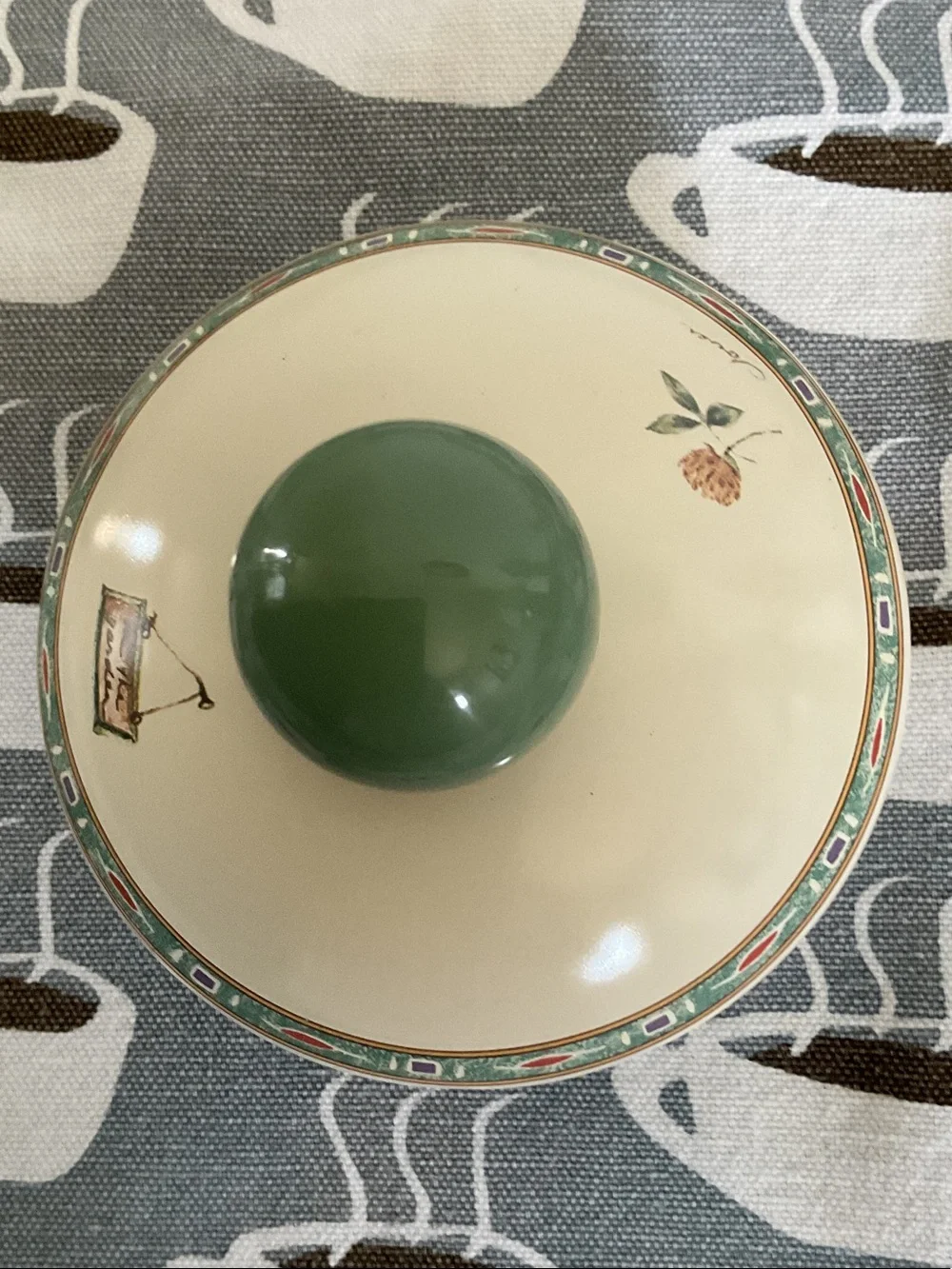 NWOT Pfaltzgraff Naturewoods Enamel Over Metal Teapot Kettle